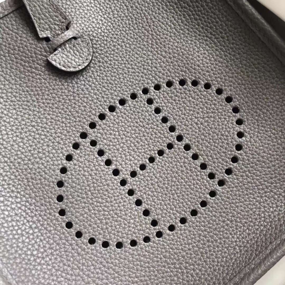 에르메스 미니 에블린16 그리스메이어 은장 토고가죽